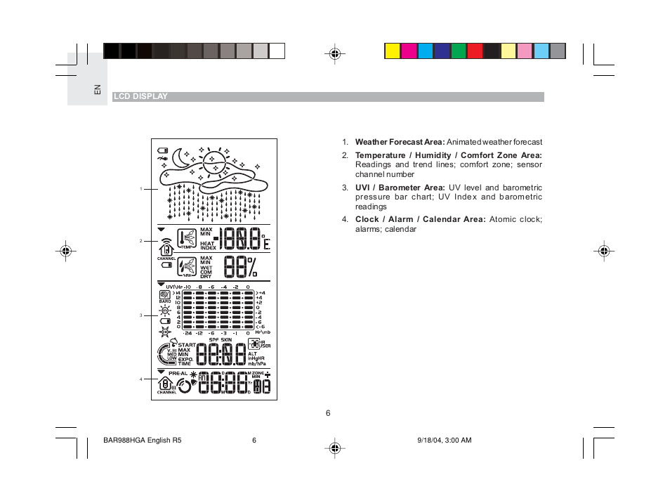 Oregon Scientific TREVISO SLEEK BAR988HGA User Manual | Page 7 / 28