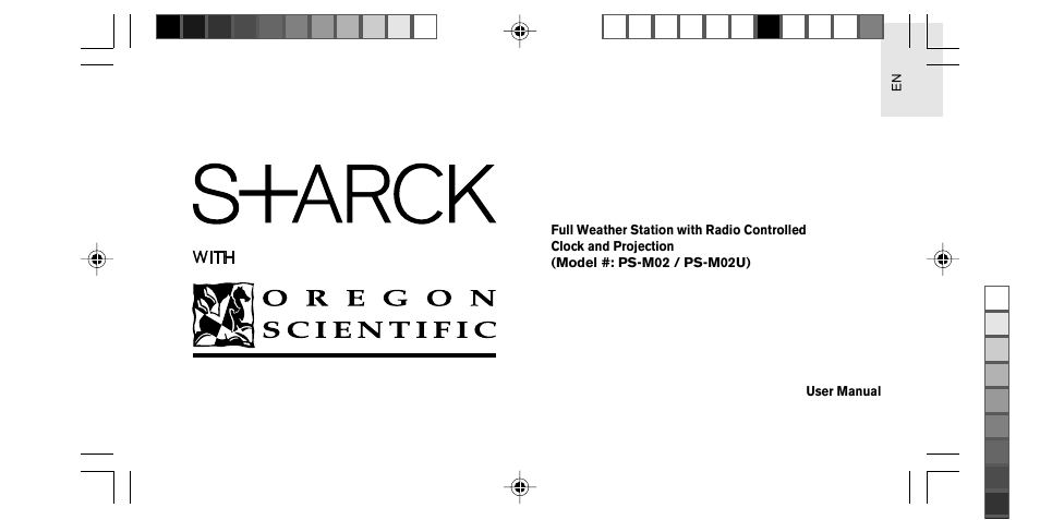 Oregon Scientific STARCK PS-M02 User Manual | 27 pages