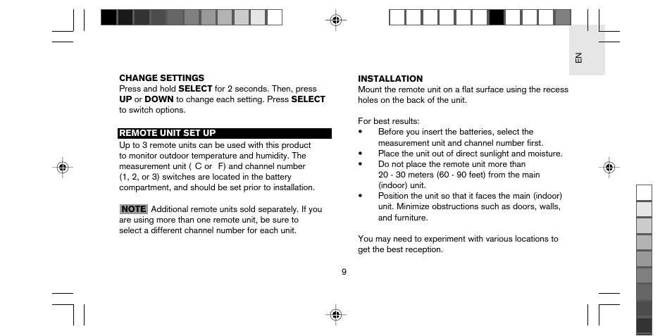 Oregon Scientific STARCK PS-M02 User Manual | Page 10 / 27