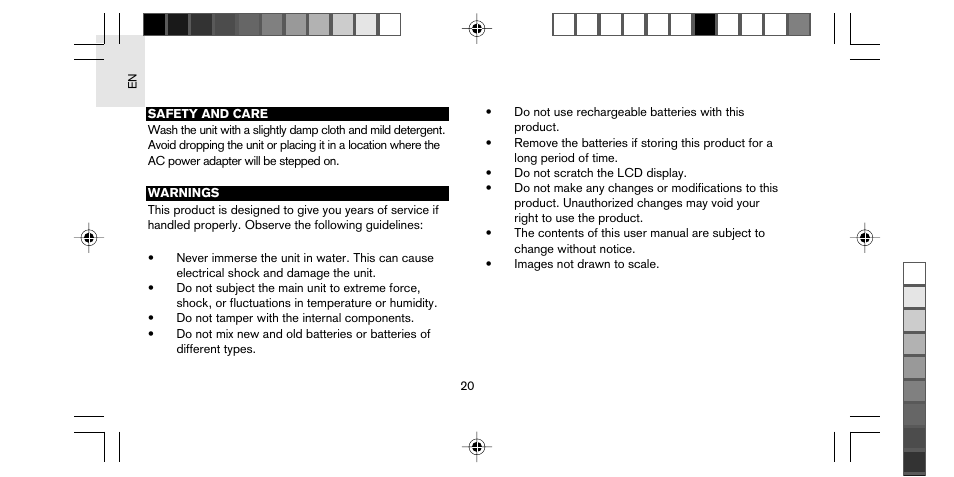 Oregon Scientific STARCK PS-M02 User Manual | Page 21 / 27