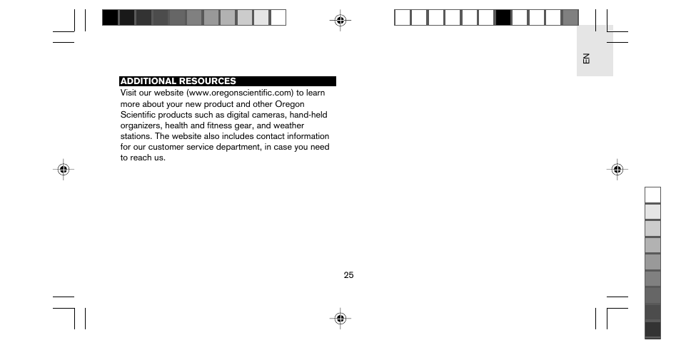 Oregon Scientific STARCK PS-M02 User Manual | Page 26 / 27