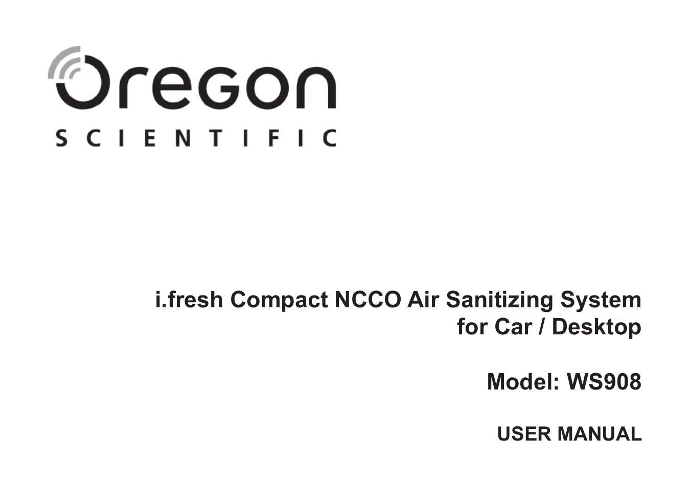 Oregon Scientific i.fresh WS908 User Manual | 97 pages