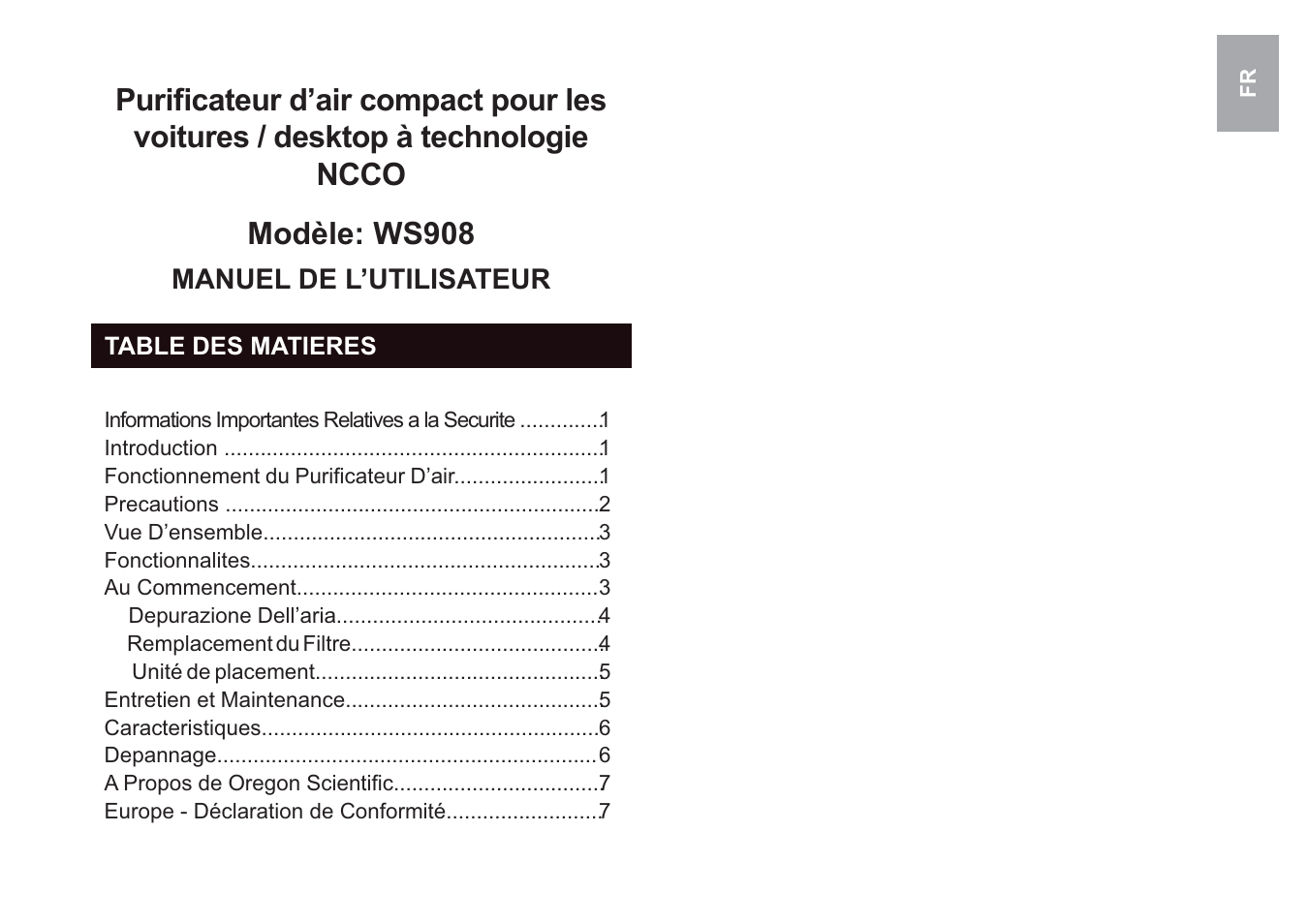 Oregon Scientific i.fresh WS908 User Manual | Page 23 / 97