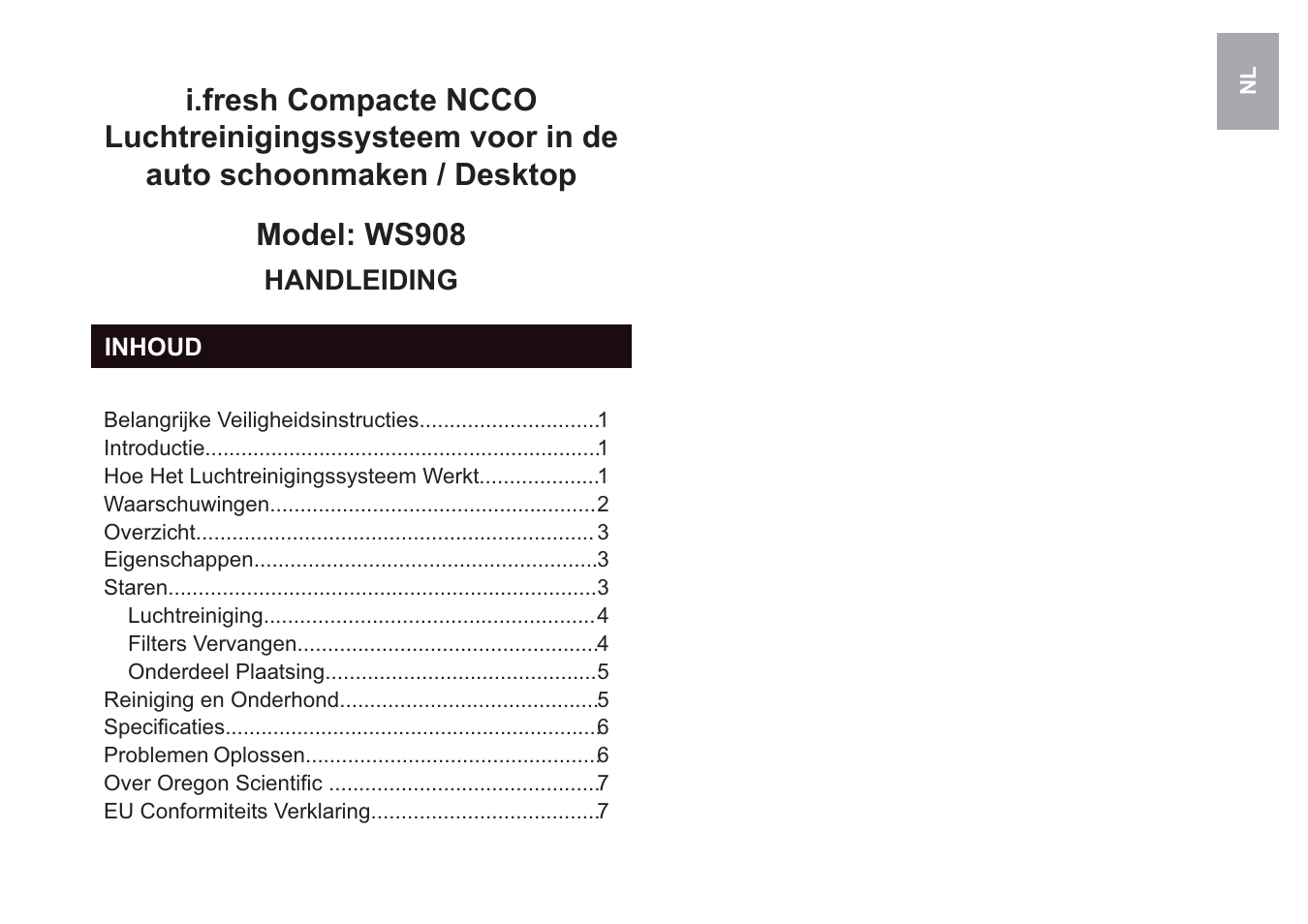 Oregon Scientific i.fresh WS908 User Manual | Page 63 / 97