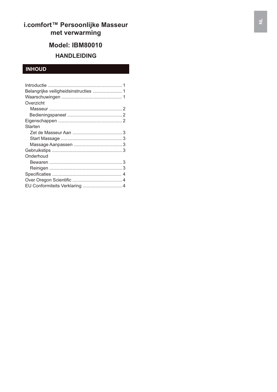 Oregon Scientific IBM80010 User Manual | Page 39 / 61