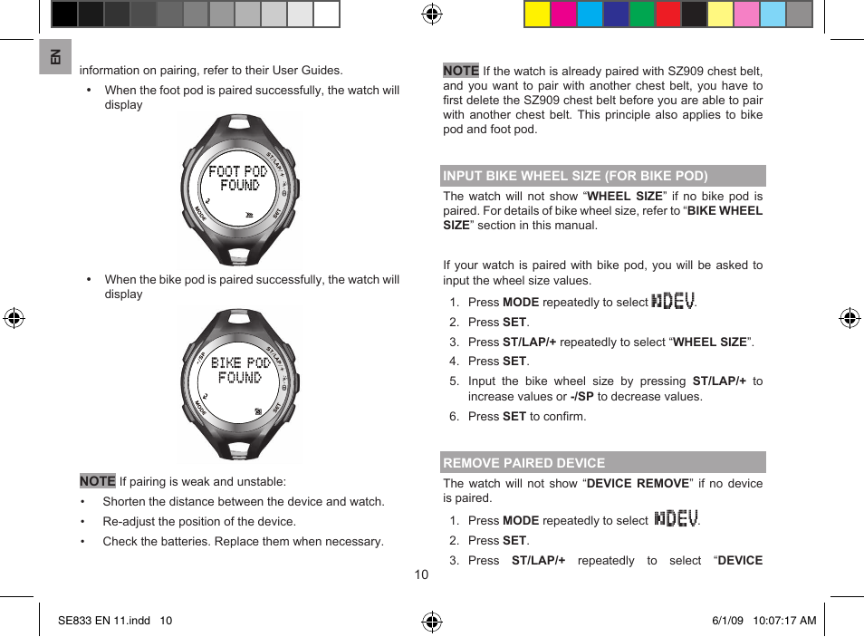 Oregon Scientific SE833 User Manual | Page 10 / 29