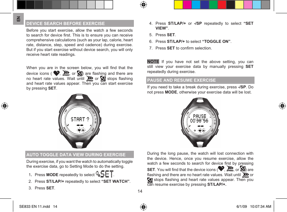 Oregon Scientific SE833 User Manual | Page 14 / 29