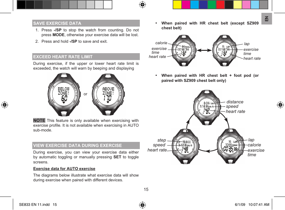 Oregon Scientific SE833 User Manual | Page 15 / 29
