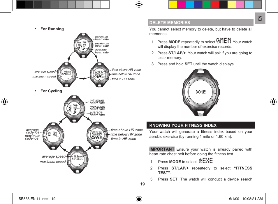 Oregon Scientific SE833 User Manual | Page 19 / 29