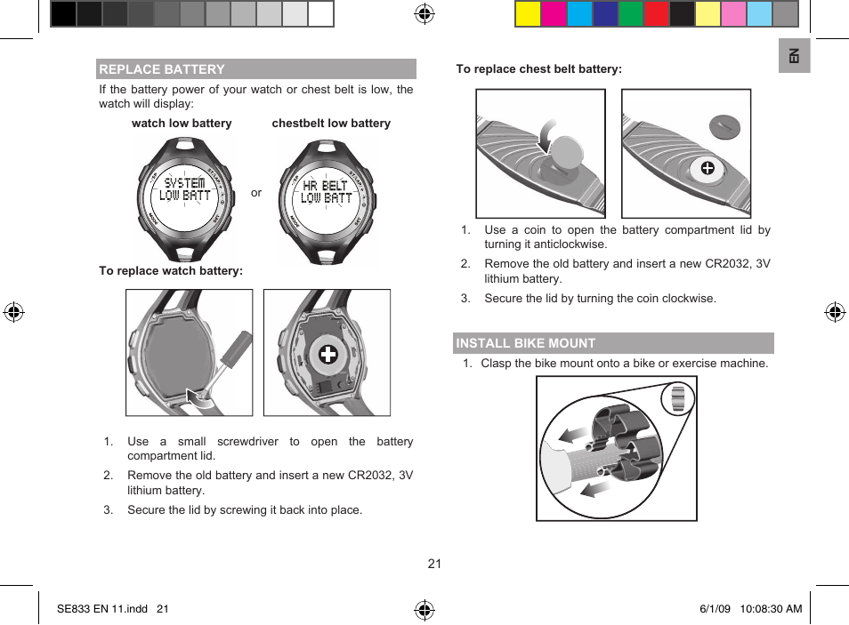 Oregon Scientific SE833 User Manual | Page 21 / 29