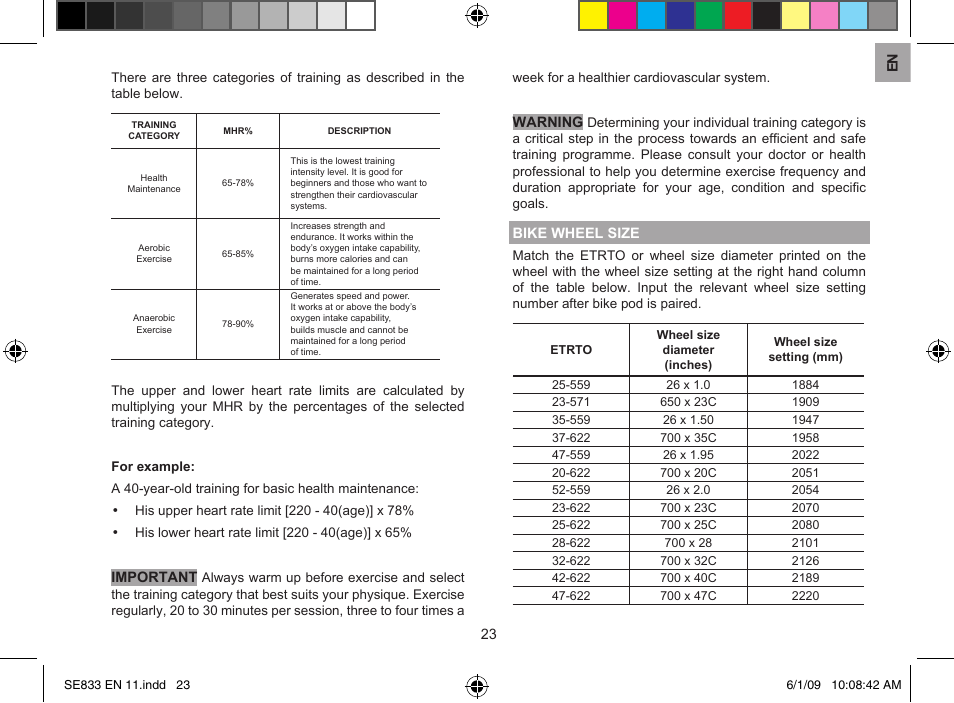 Oregon Scientific SE833 User Manual | Page 23 / 29