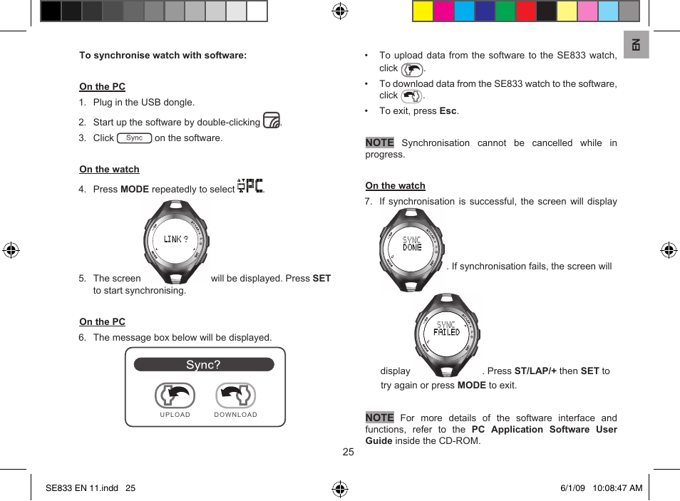 Oregon Scientific SE833 User Manual | Page 25 / 29