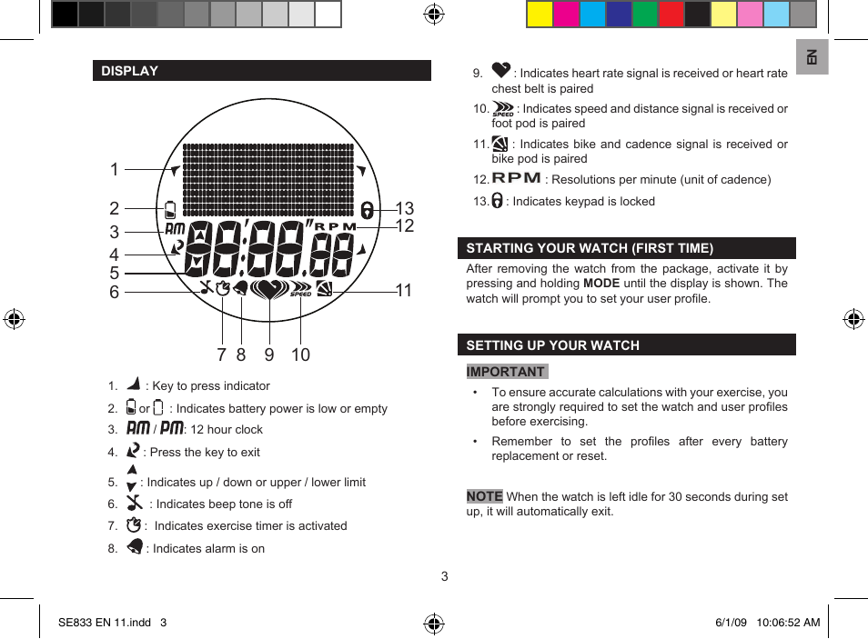 Oregon Scientific SE833 User Manual | Page 3 / 29