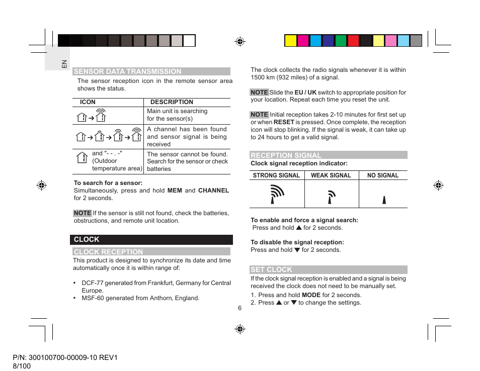 Oregon Scientific Wireless Weather Station With Temperature User Manual | Page 7 / 12
