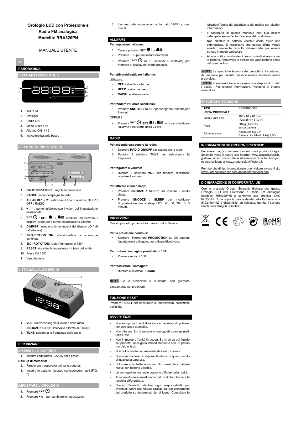 Oregon Scientific RRA320PN User Manual | Page 5 / 10