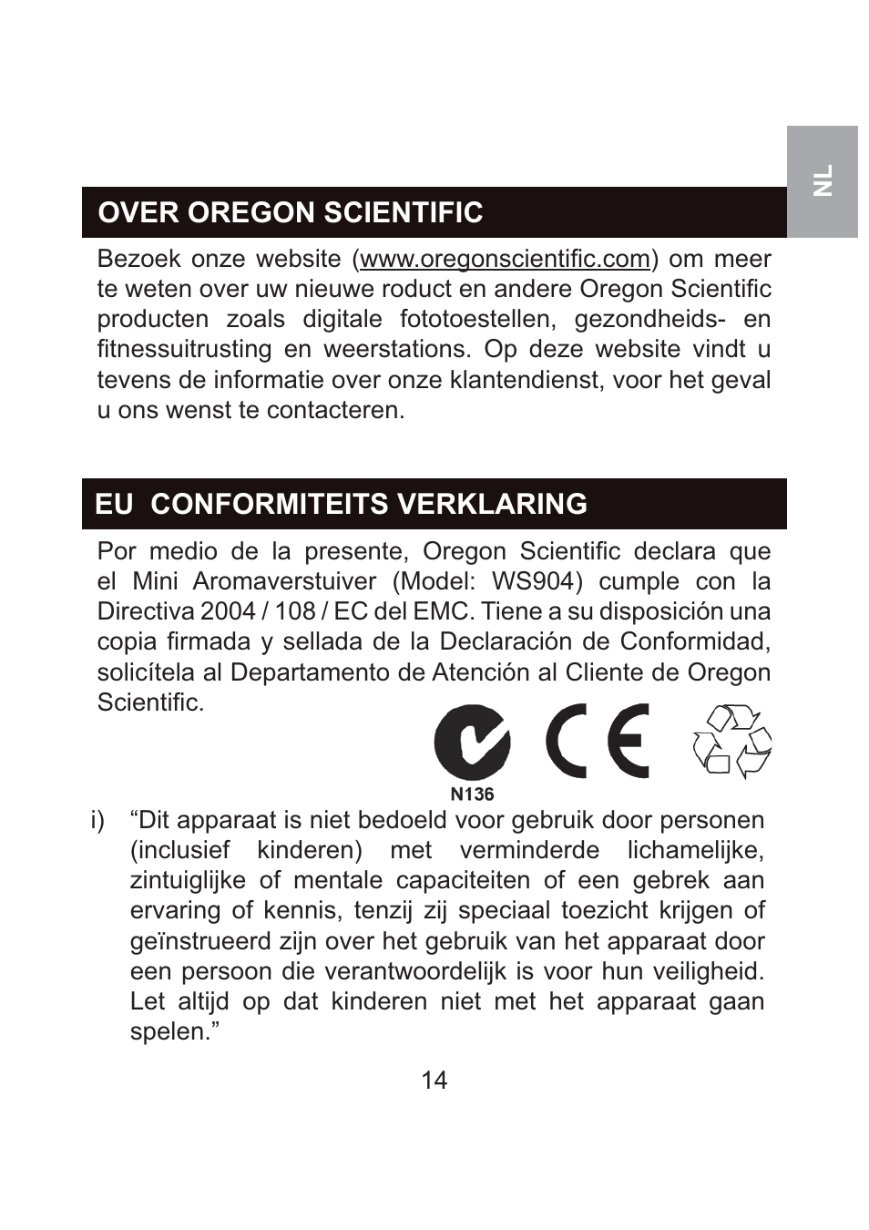 Oregon Scientific WS904 User Manual | Page 123 / 171