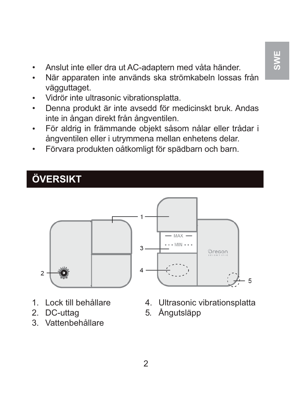 Översikt | Oregon Scientific WS904 User Manual | Page 129 / 171