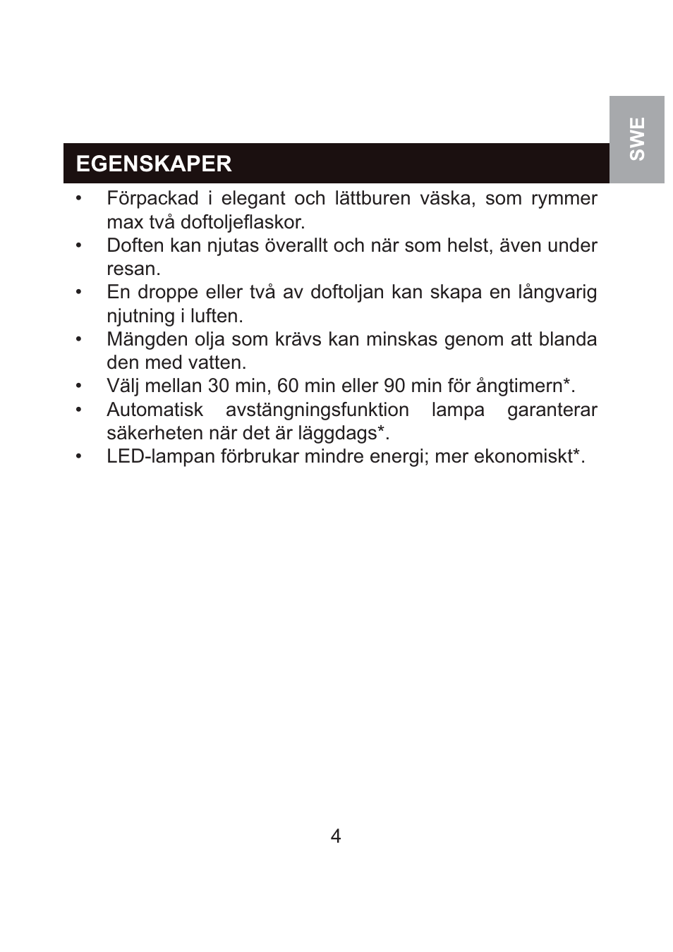 Egenskaper | Oregon Scientific WS904 User Manual | Page 131 / 171