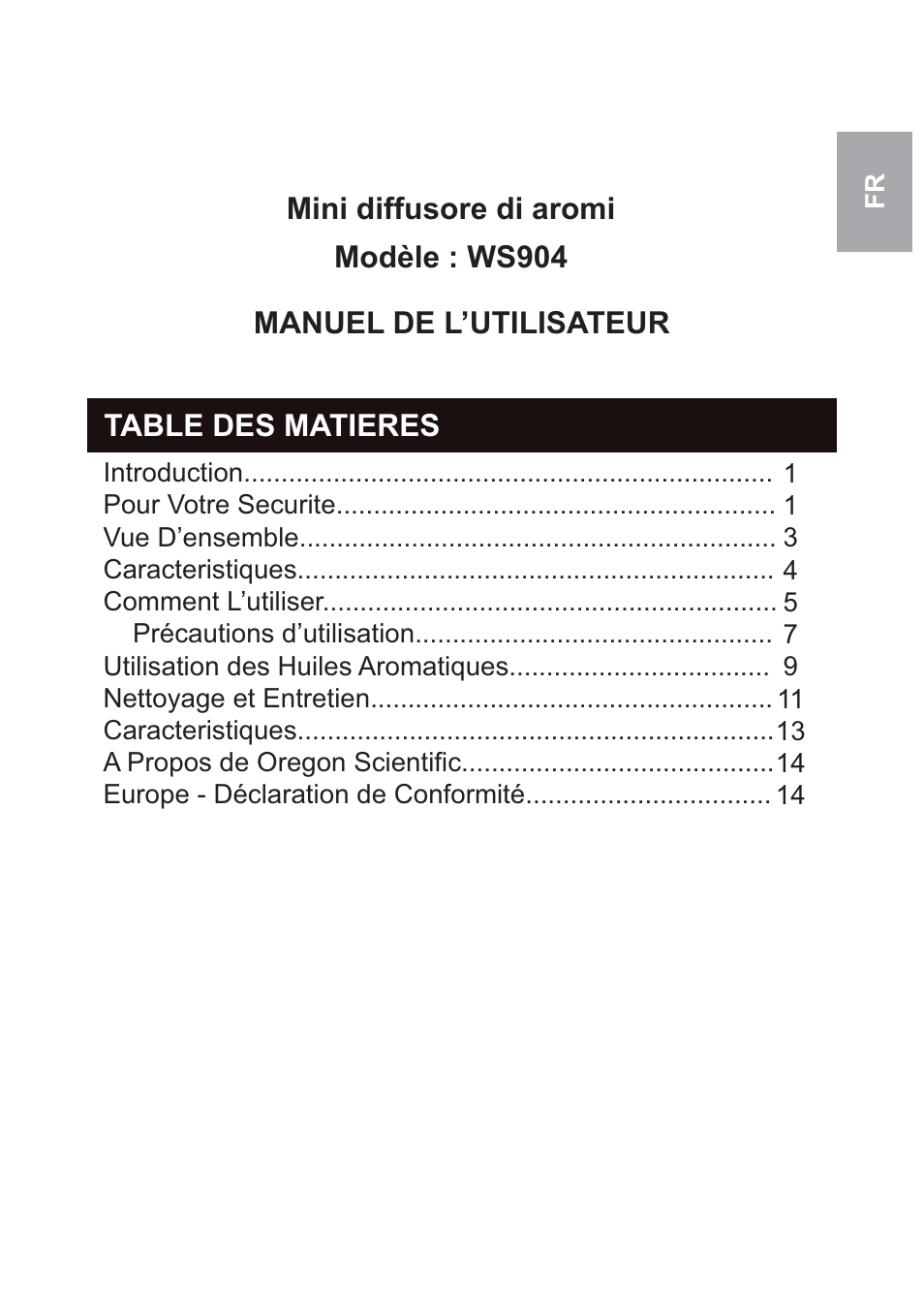 Oregon Scientific WS904 User Manual | Page 37 / 171