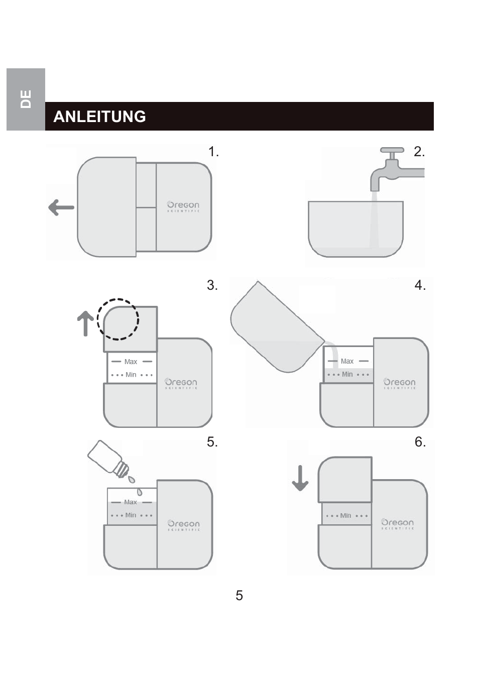 Anleitung | Oregon Scientific WS904 User Manual | Page 60 / 171