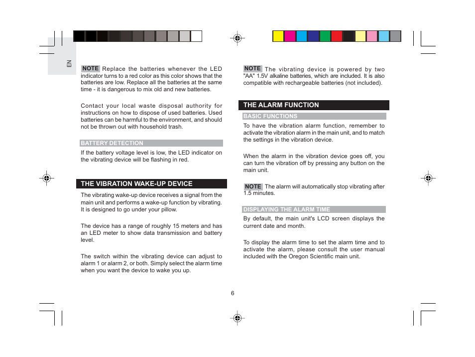 Oregon Scientific VR101 User Manual | Page 7 / 11