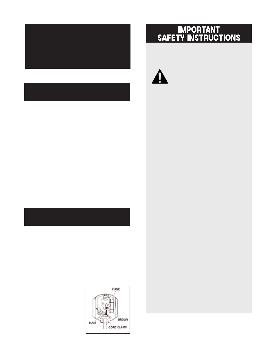 Important safety instructions, Save these instructions, Important | Warning, Household use only | Oreck XL2605HH User Manual | Page 2 / 8