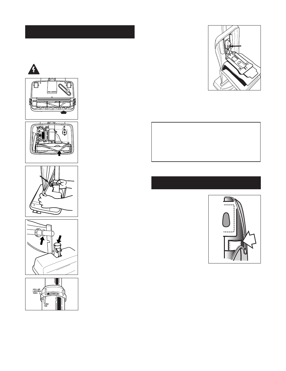 Using an oreck fresh air tab, Tuffing or, Lockage | Oreck XL2605HH User Manual | Page 7 / 8