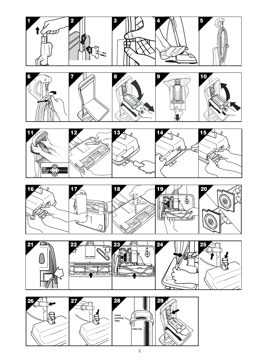 Oreck XL20R7RH User Manual | Page 2 / 8
