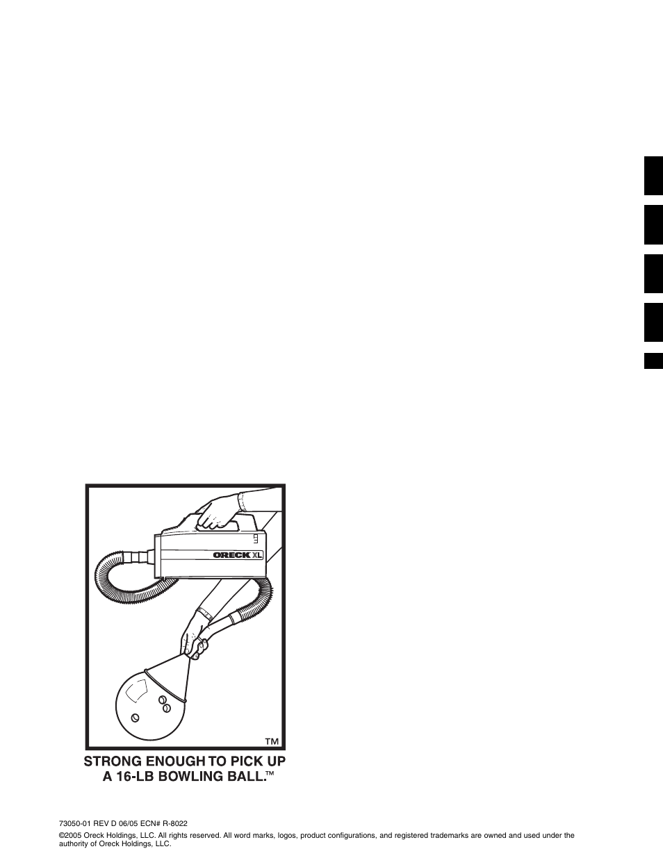 Oreck BB1100 User Manual | Page 16 / 16