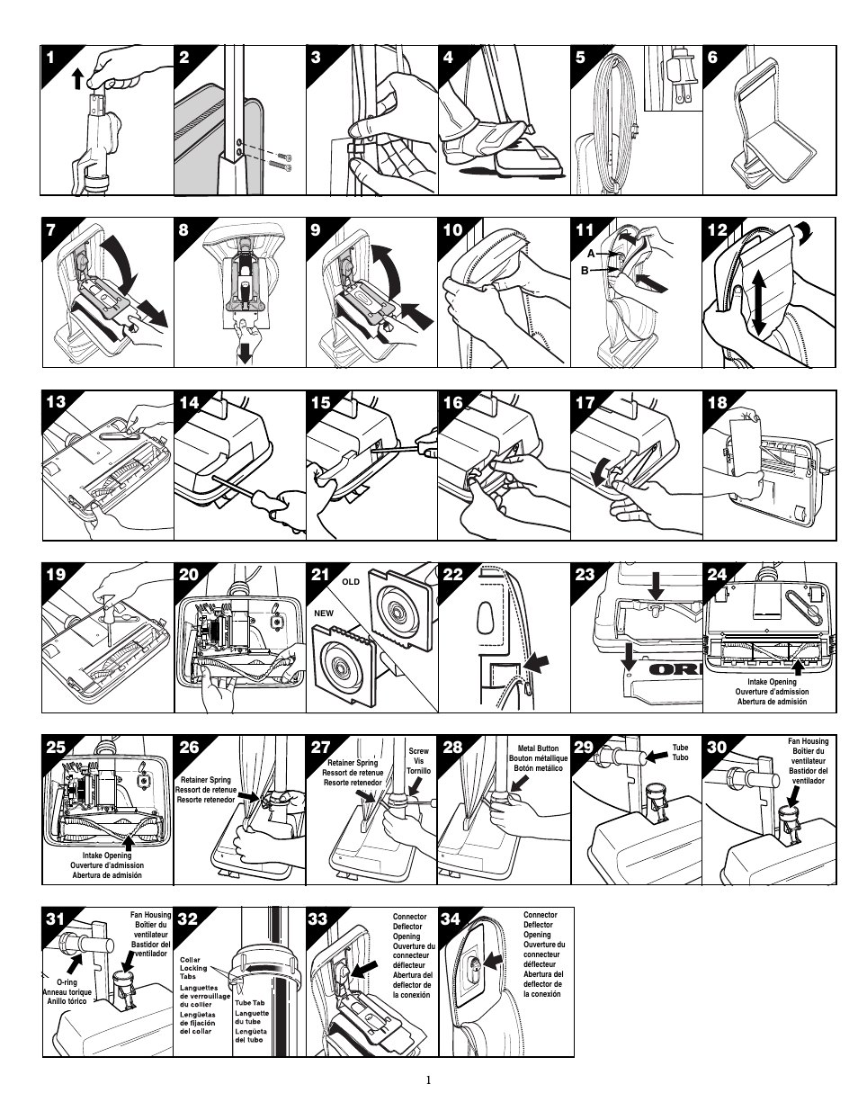 Oreck 9000 series  VACUUMS User Manual | Page 2 / 20