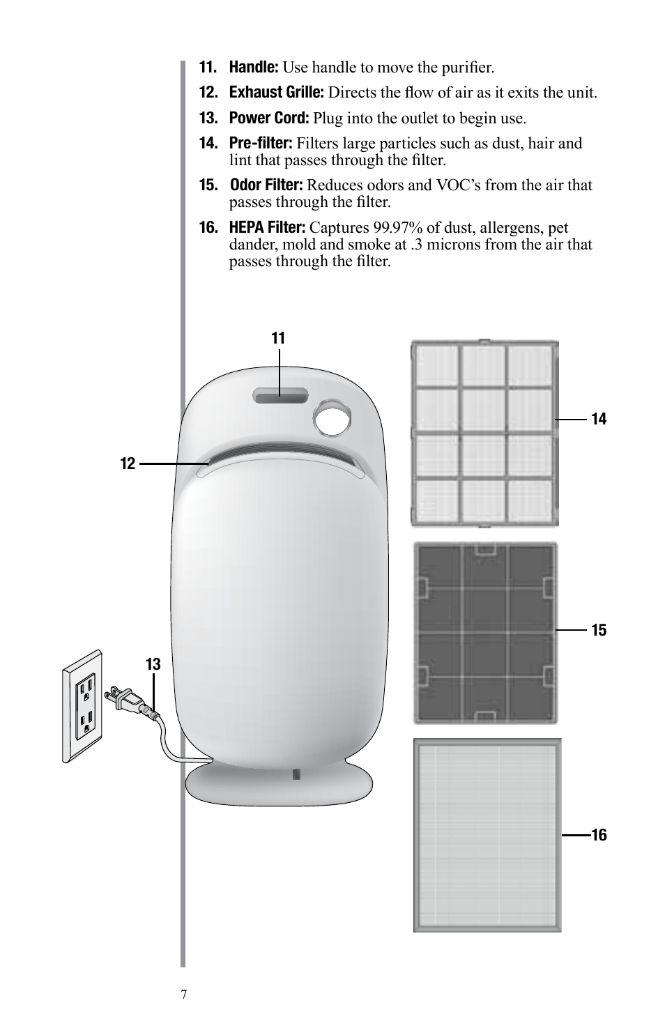 Oreck Air User Manual | Page 7 / 54