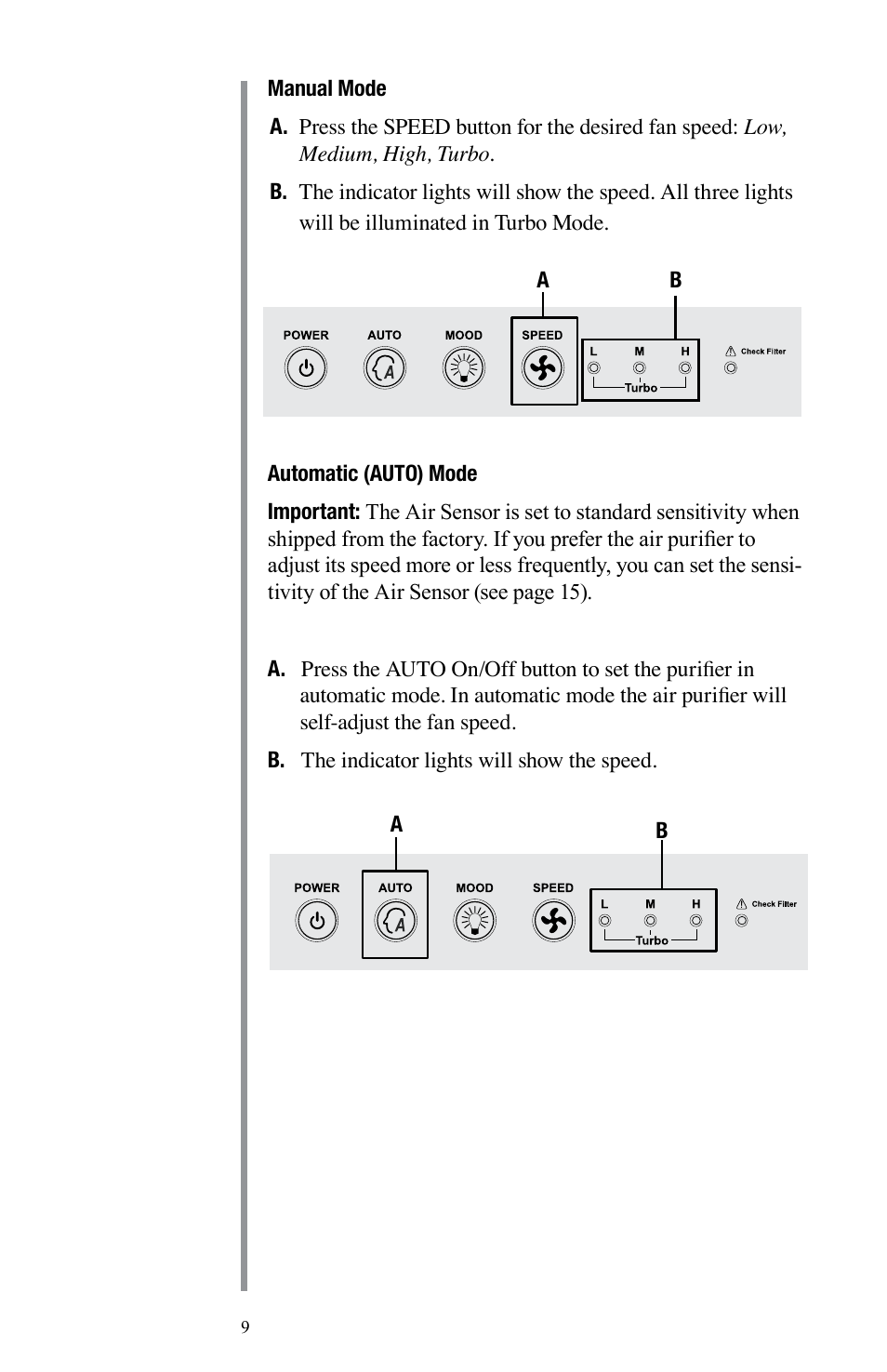 Oreck Air User Manual | Page 9 / 54