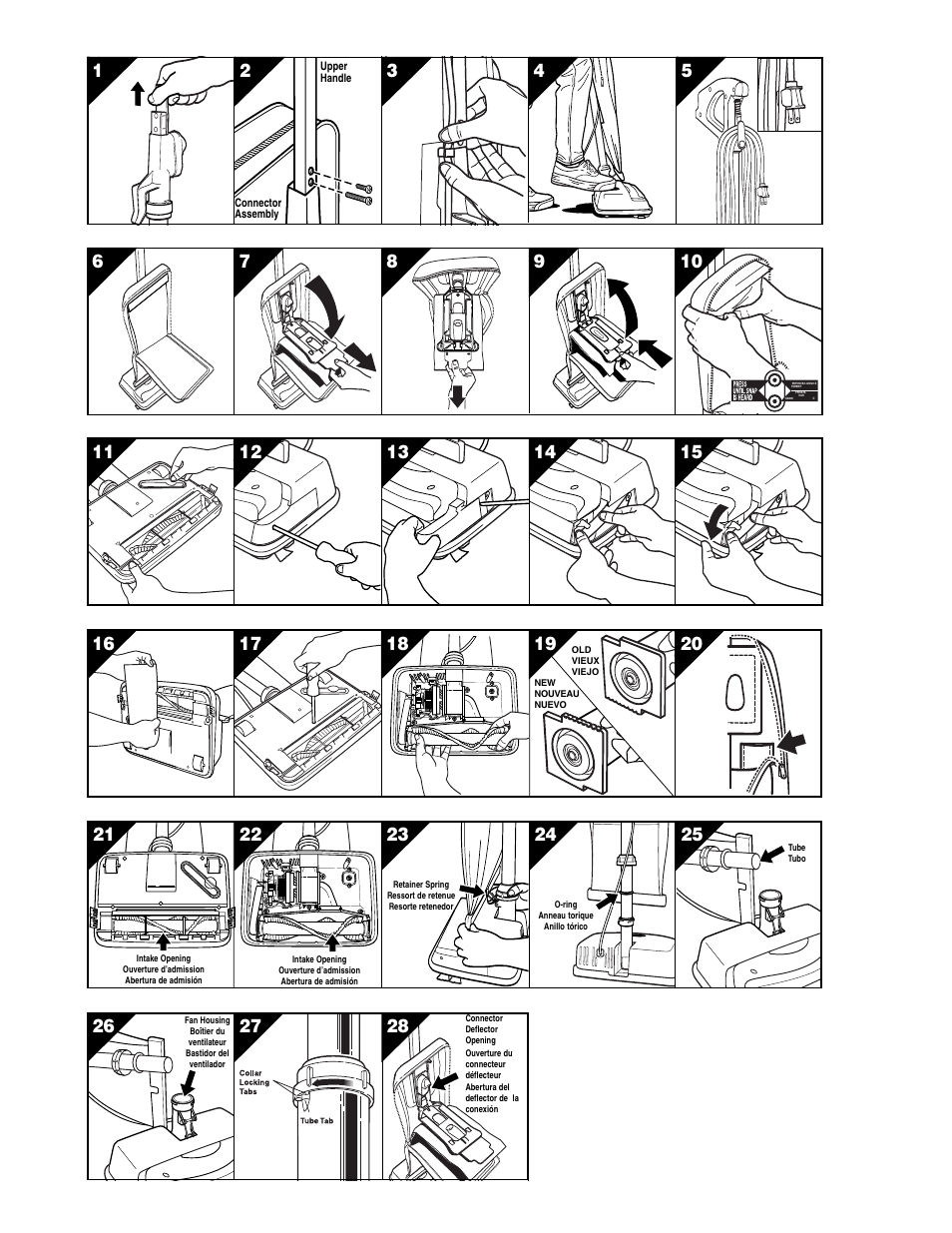 Oreck UPRIGHT VACUUM WITH HIGH SPEED CLEANING SYSTEM U4120H2 User Manual | Page 2 / 16