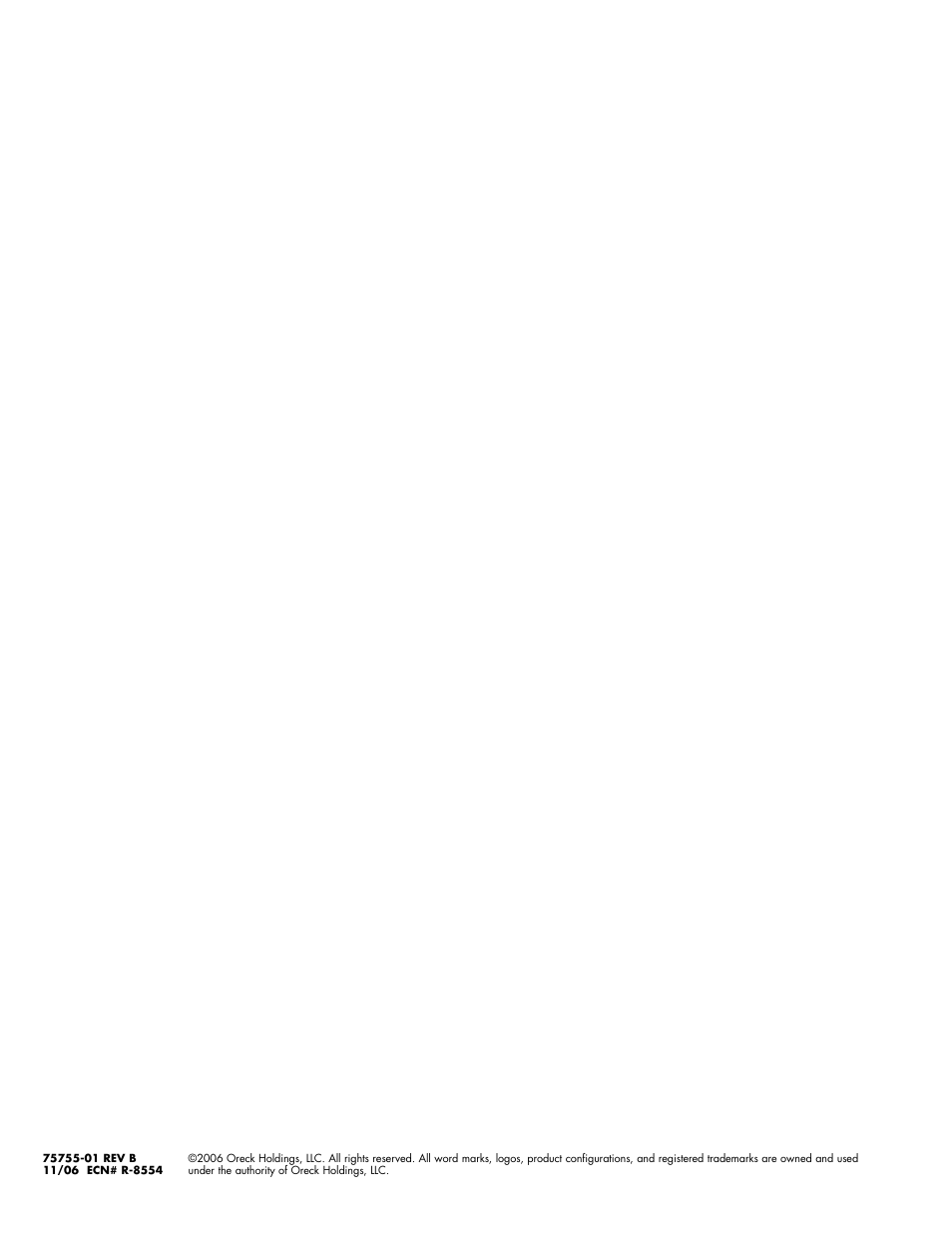 Oreck U4490HH User Manual | Page 8 / 8