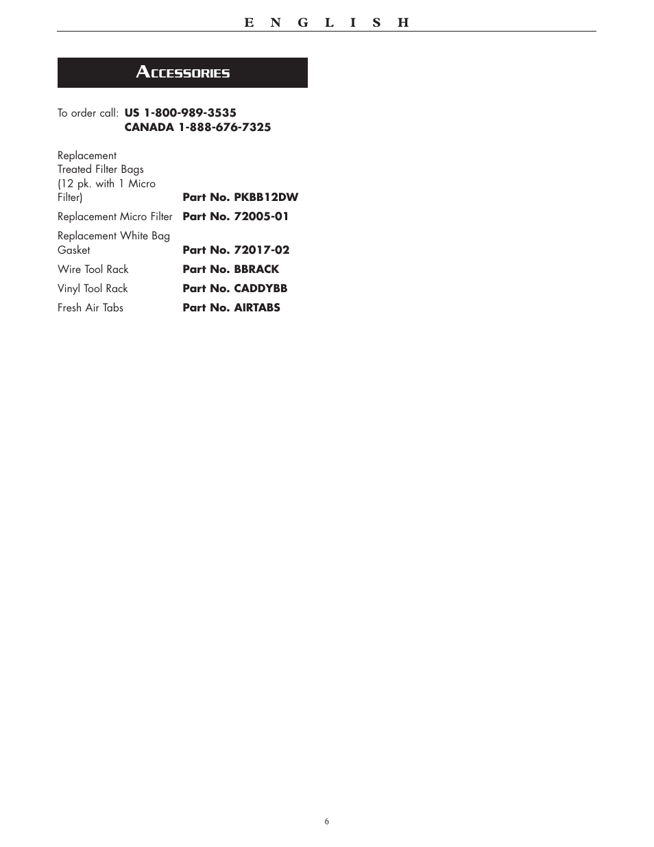 Oreck BB870-AW User Manual | Page 6 / 16