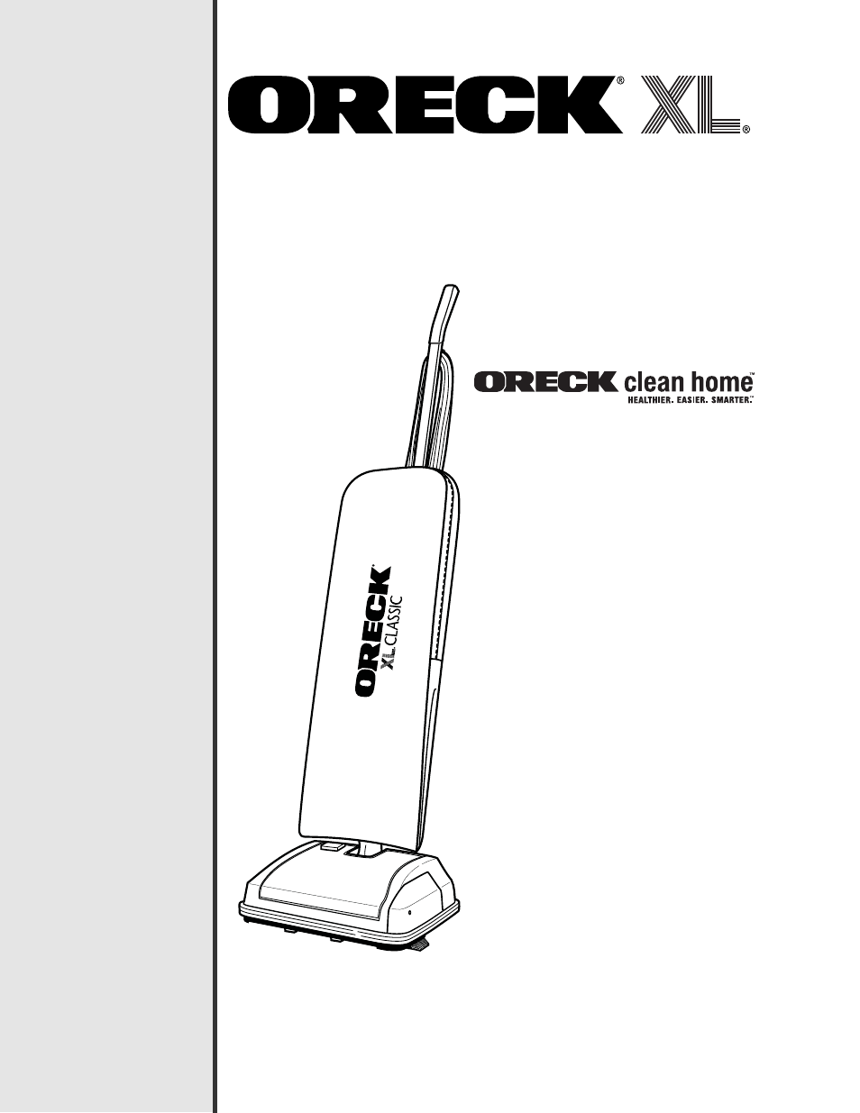 Oreck CLASSIC SERIES U2251 User Manual | 28 pages