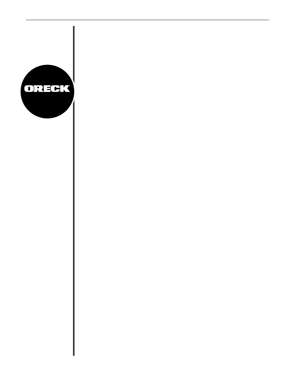 Garantía | Oreck CLASSIC SERIES U2251 User Manual | Page 18 / 28