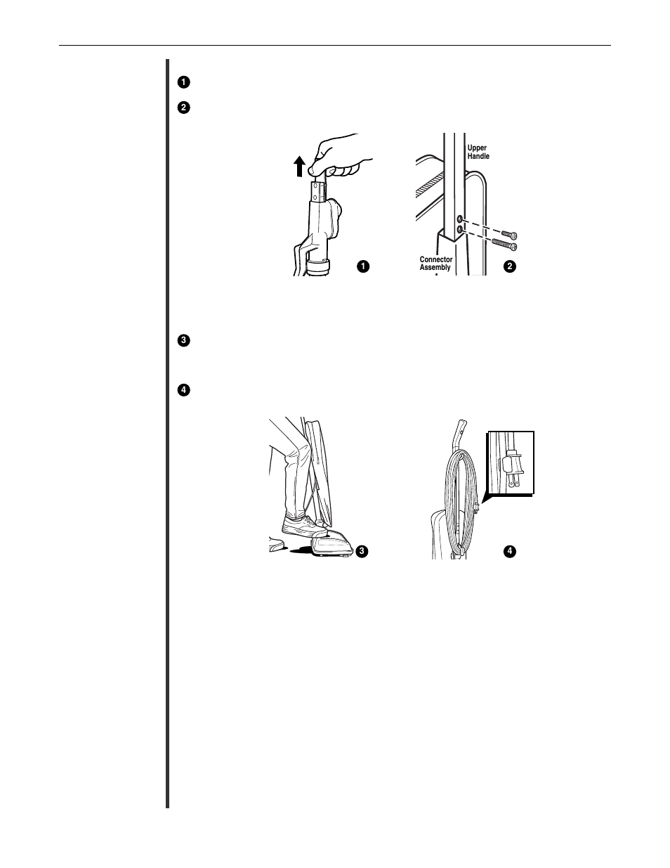 Operation | Oreck CLASSIC SERIES U2251 User Manual | Page 4 / 28
