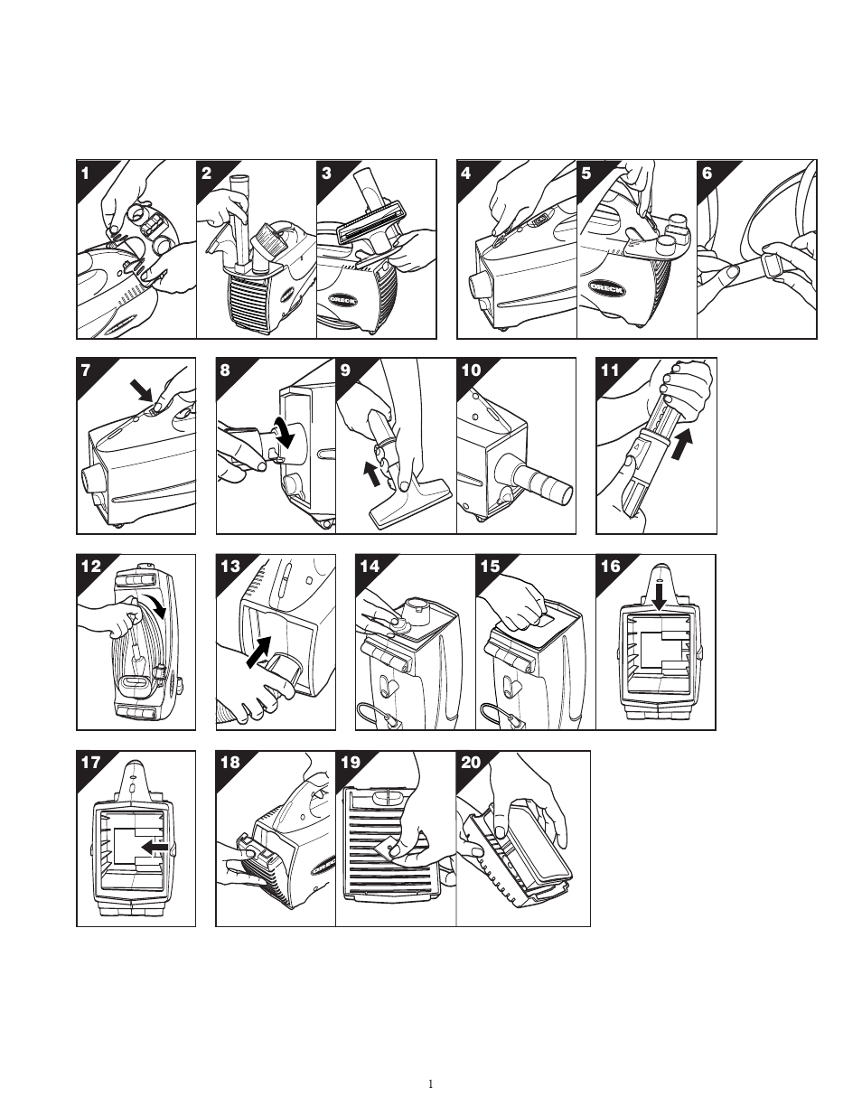 Oreck BB1005 User Manual | Page 2 / 8