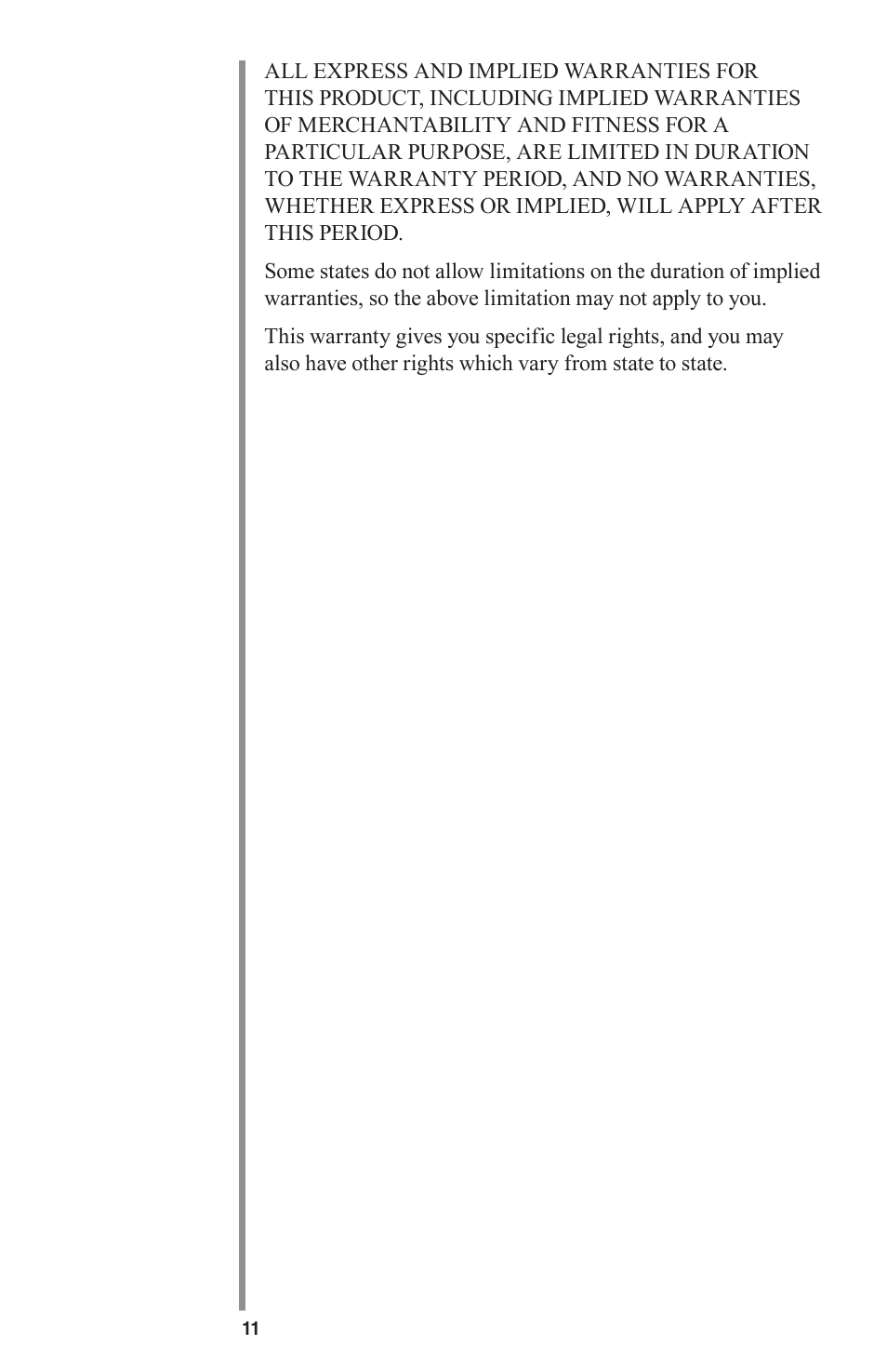 Oreck Little Helper Vac CC1000 User Manual | Page 11 / 12
