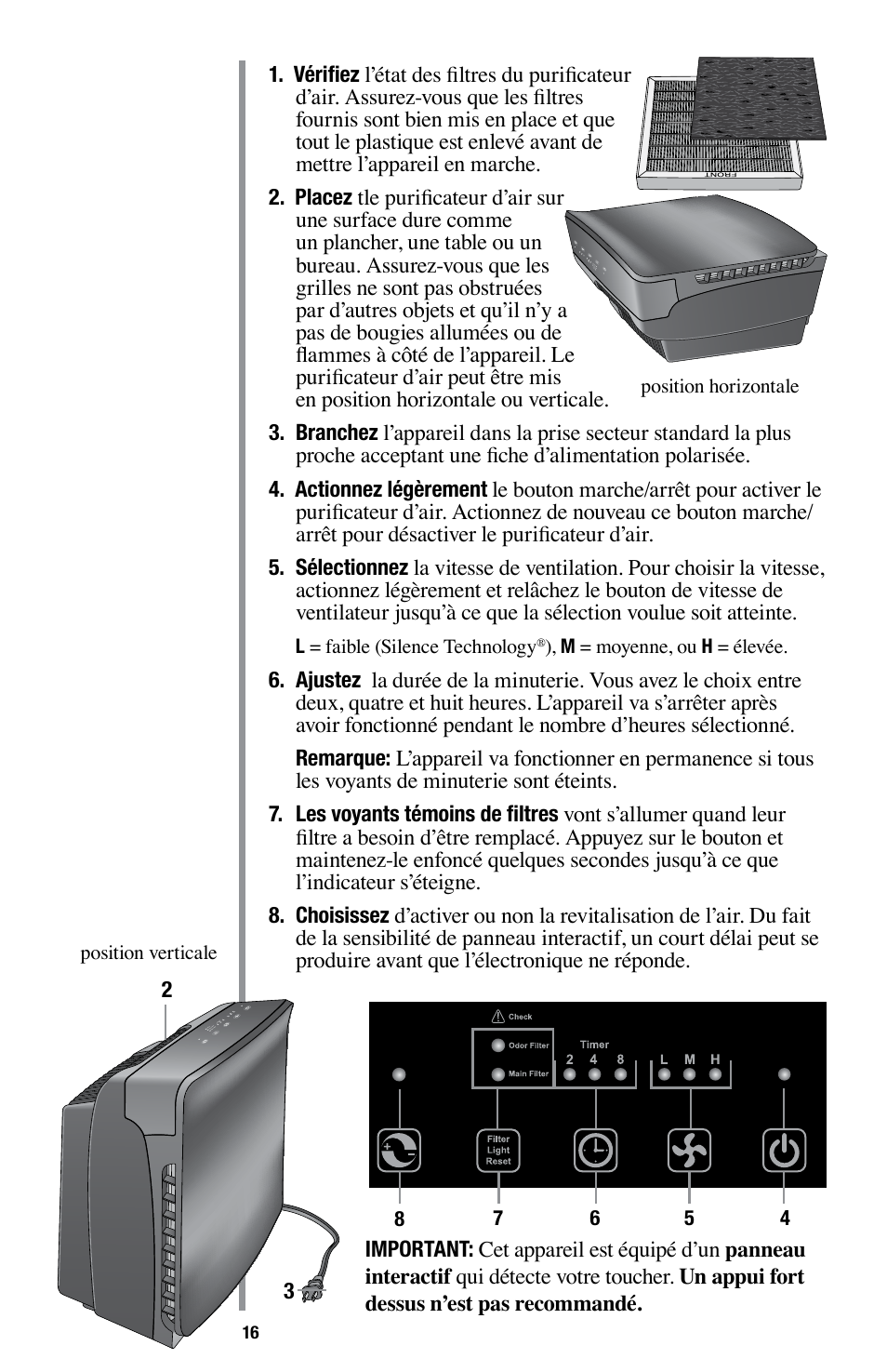Oreck Optimax Small Room Air Purifier AIR94 User Manual | Page 19 / 36