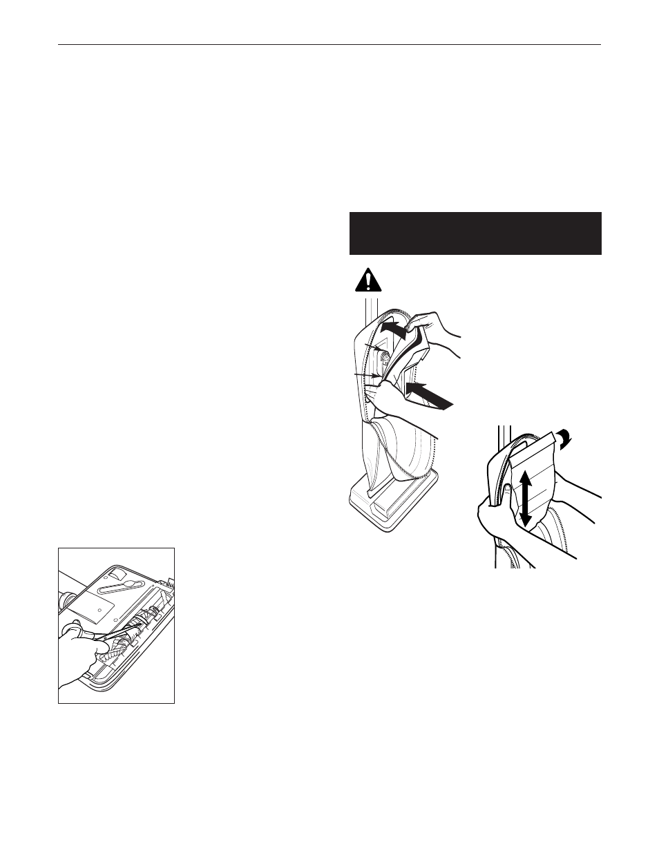 Eplace, Ilter | Oreck XL2000RS User Manual | Page 5 / 20