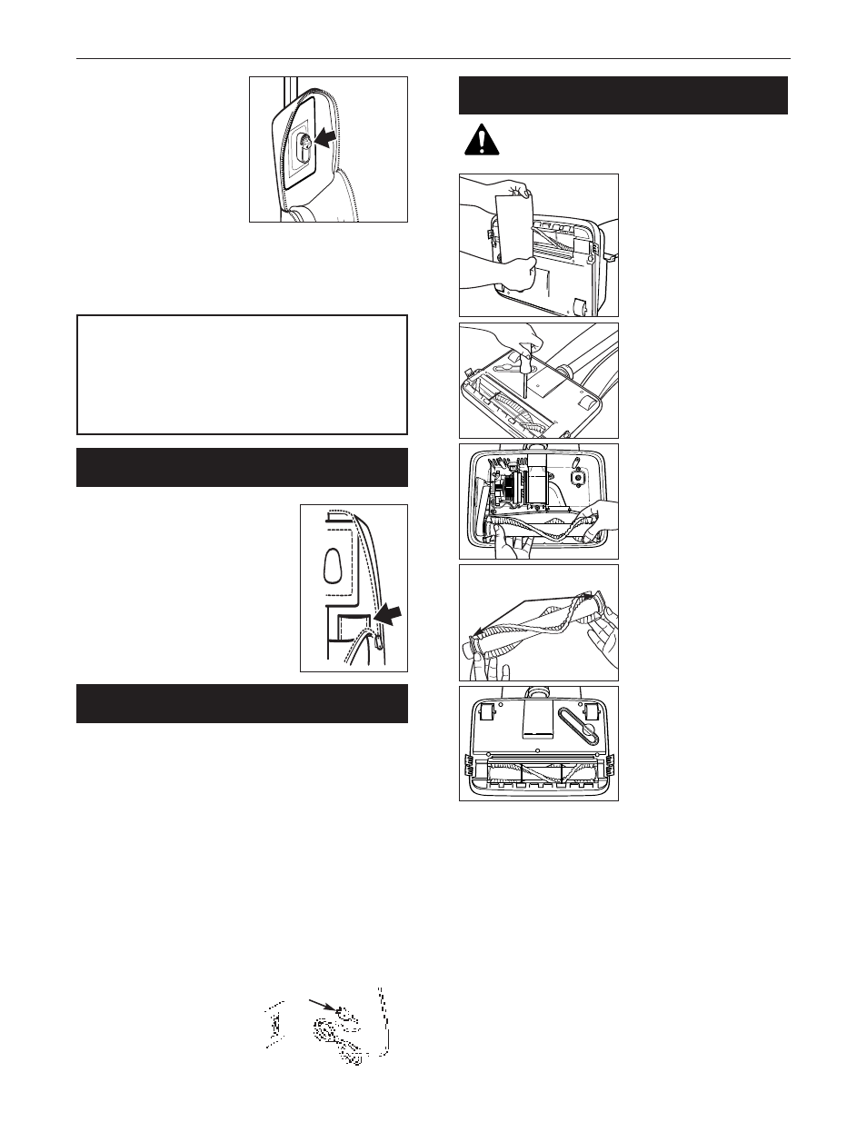 Grounding instructions, Djust or, Eplace | Rush, Using an oreck fresh air | Oreck XL2000RS User Manual | Page 7 / 20