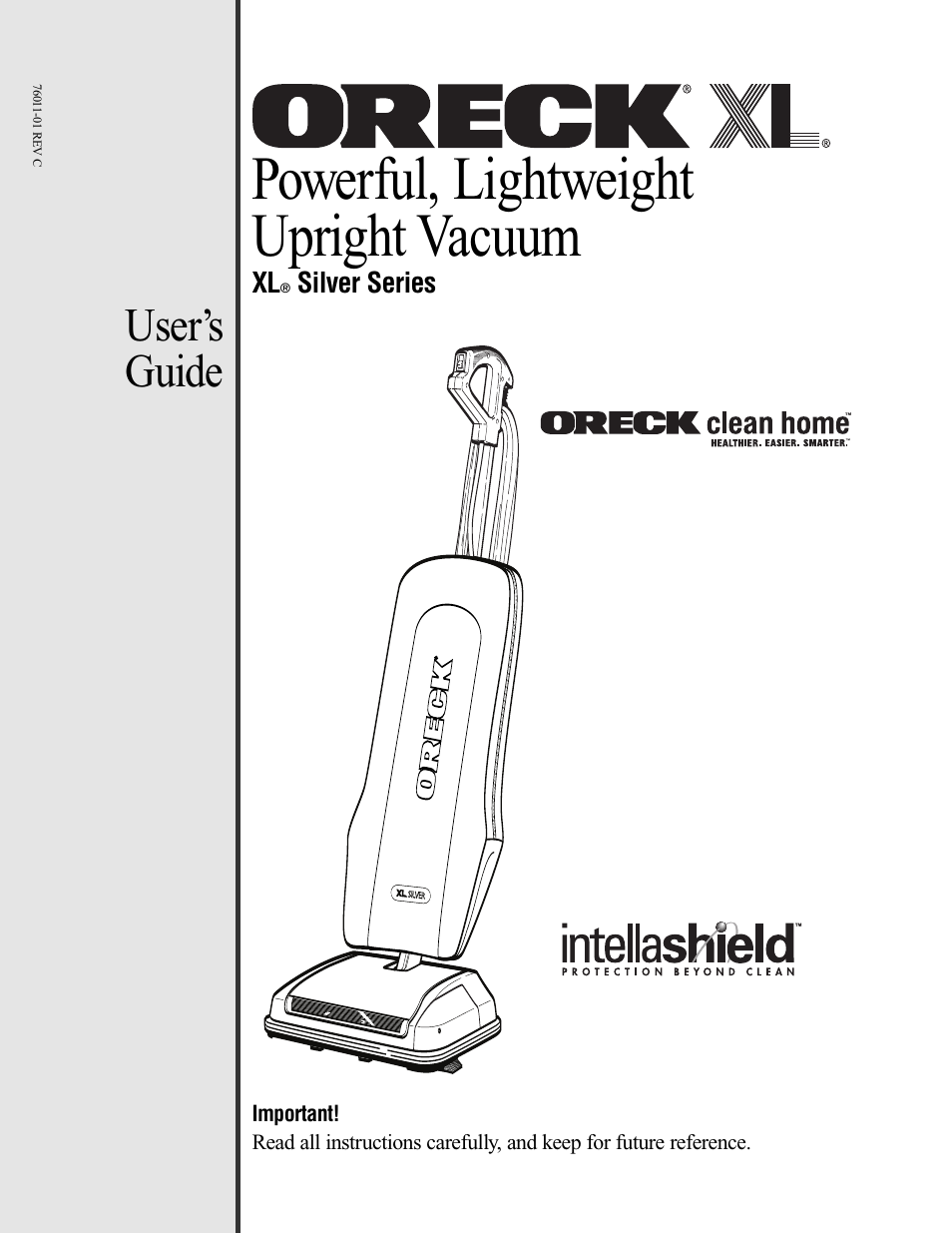 Oreck Powerful User Manual | 28 pages