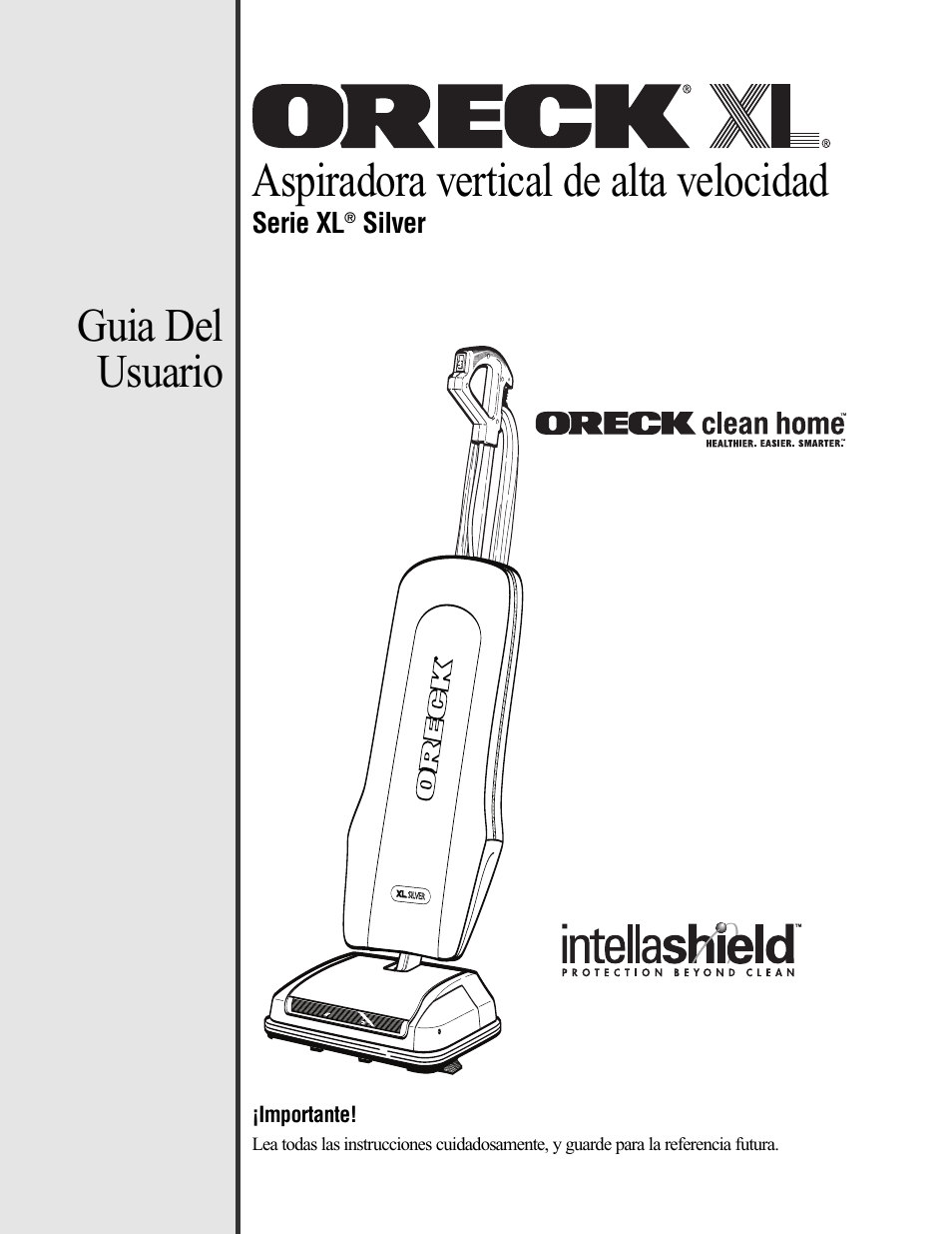 Aspiradora vertical de alta velocidad, Guia del usuario | Oreck Powerful User Manual | Page 10 / 28
