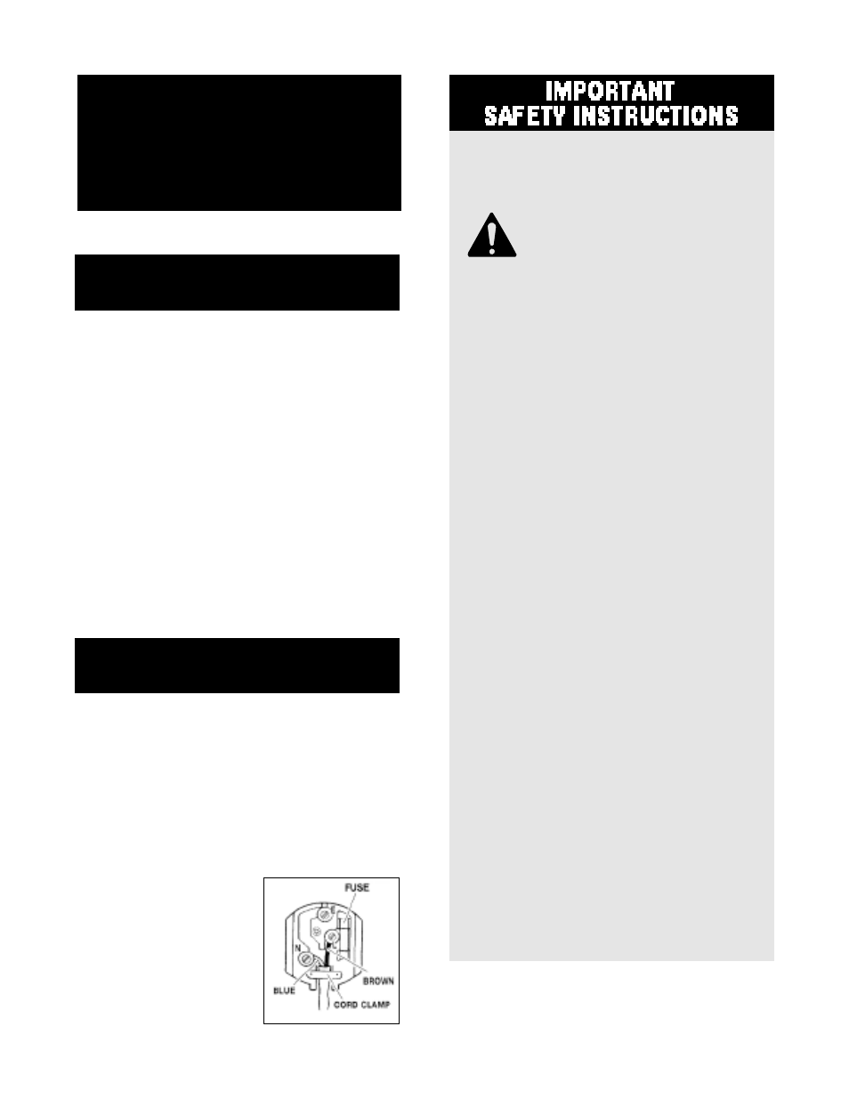 Important safety instructions, Save these instructions, Important | Warning, Household use only | Oreck XL2205RH User Manual | Page 2 / 8