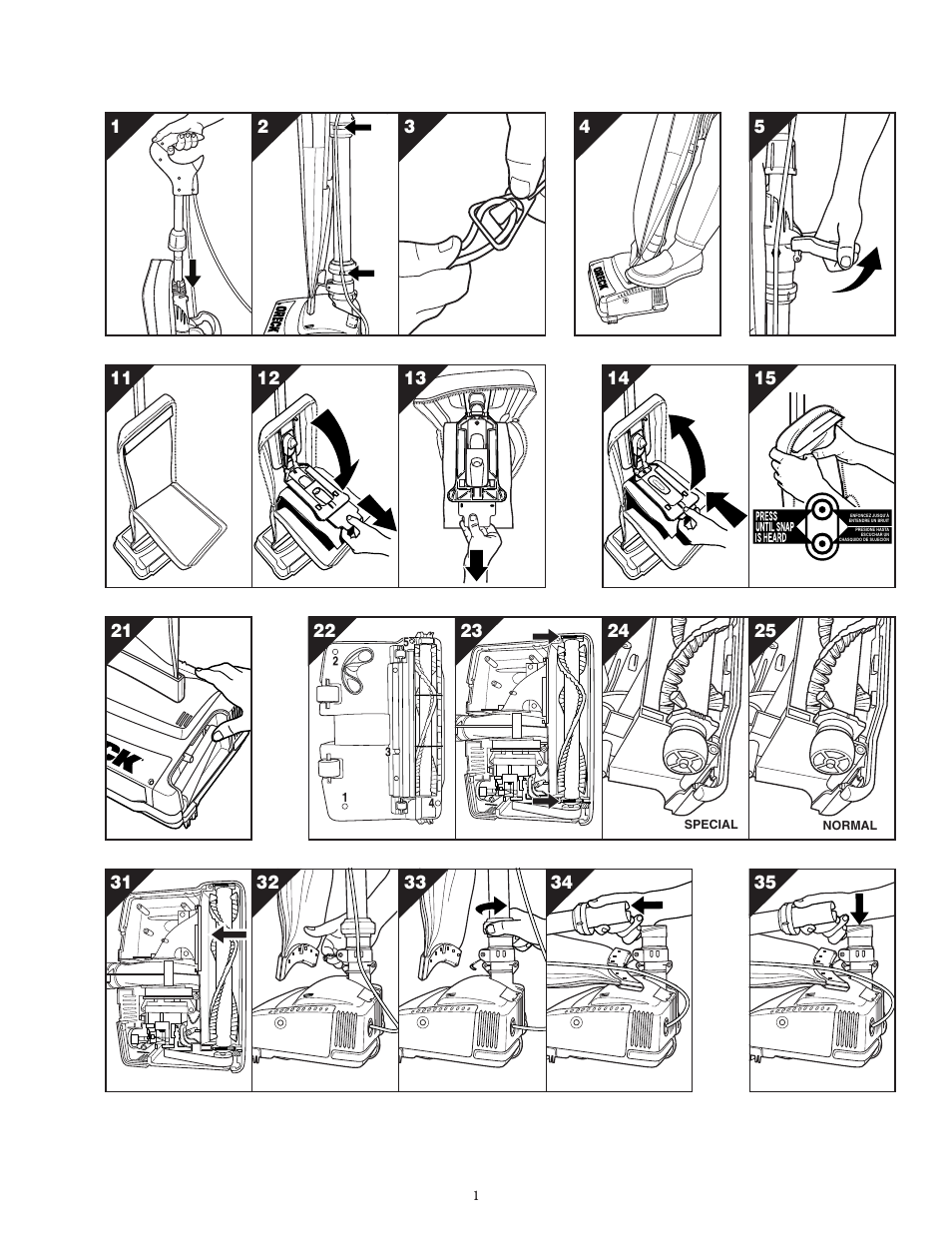 Oreck XL7 705 SERIES User Manual | Page 2 / 8