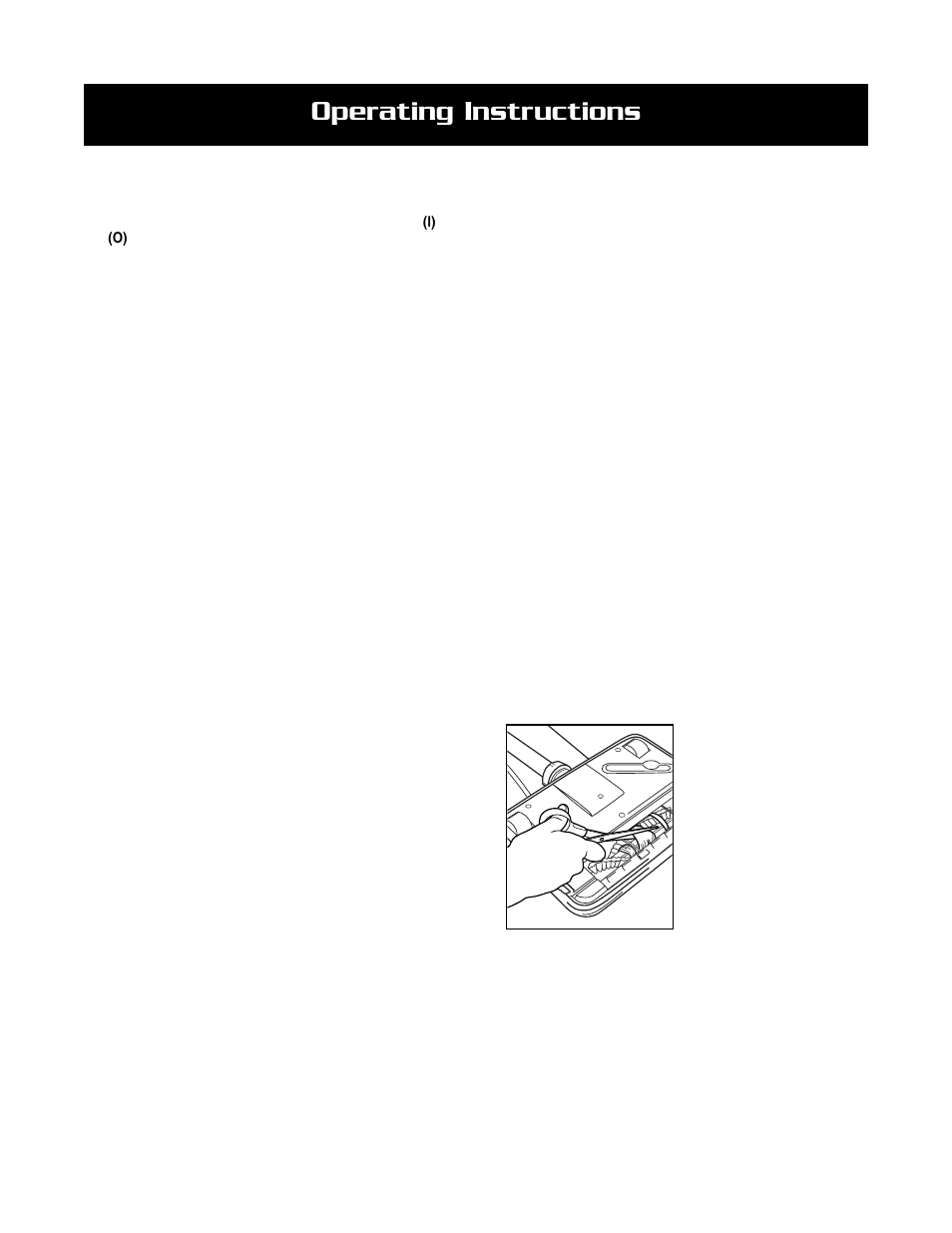 Operating instructions | Oreck XL U2505RH User Manual | Page 5 / 8