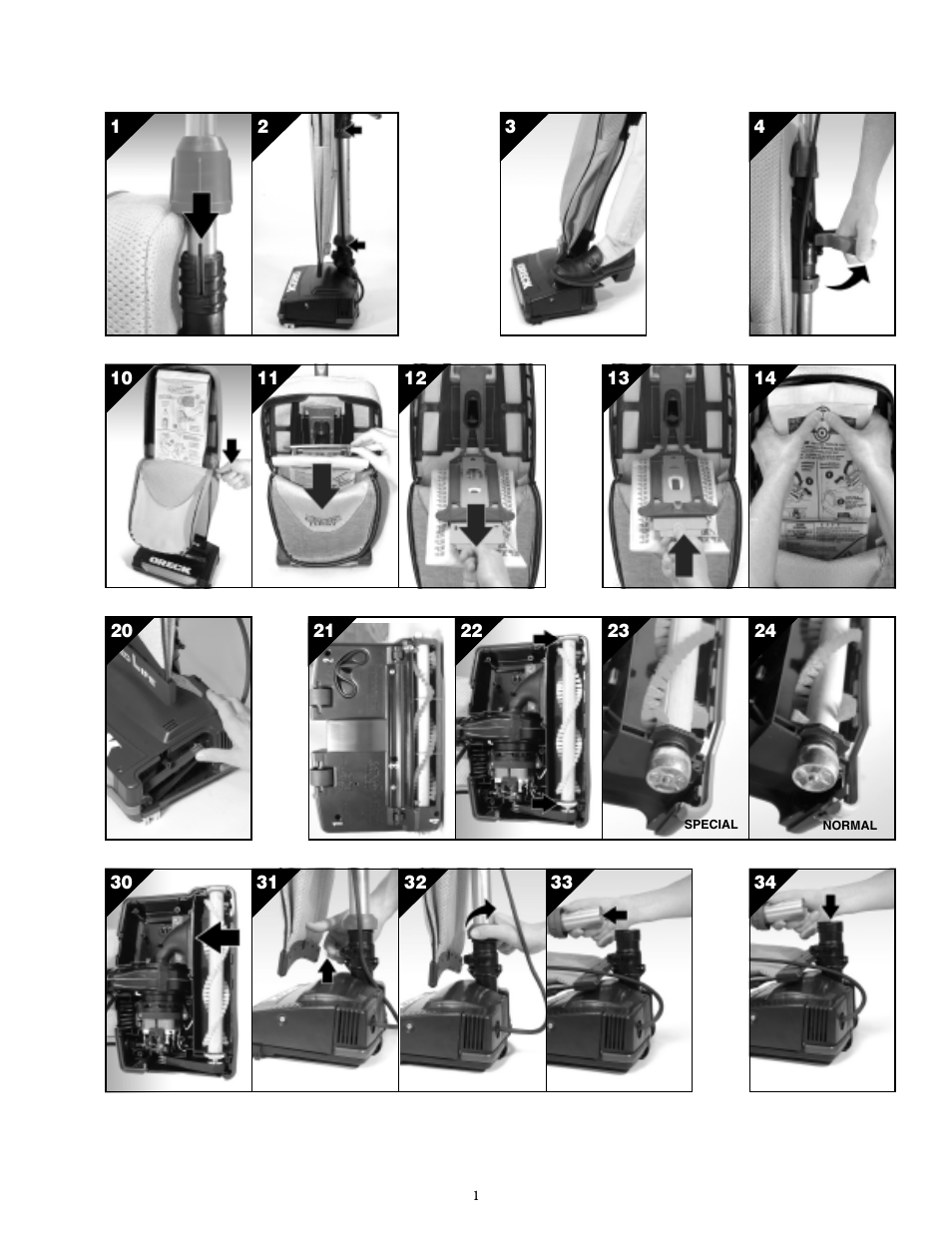 Oreck XL7 605 EYB User Manual | Page 2 / 8