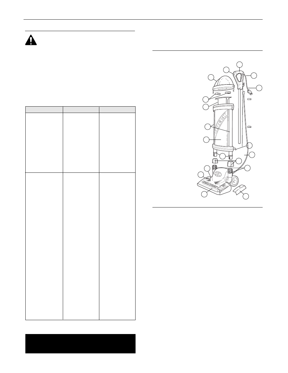 Guide de dépannage, Liste de pièces, Mode d’emploi | Oreck SIMPLY AMAZING DS1700HY User Manual | Page 9 / 16